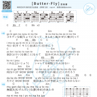 [数码宝贝主题曲]《Butter-Fly》吉他谱 白熊音乐