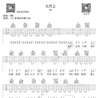 「吉他弹唱入门系列教程」第十八集-「七月上」Jam ，免费教学，吉他谱 ...