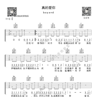 「吉他弹唱入门系列教程」第十九集-「真的爱你」beyond，黄家驹，免费教学，吉他谱 .. ...