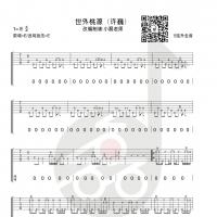 许巍《世外桃源》吉他弹唱谱及教学视频 小磊吉他