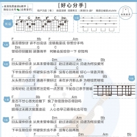 [独唱版]卢巧音/王力宏《好心分手》尤克里里谱  白熊音乐