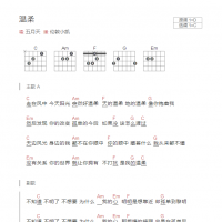 温柔吉他谱和弦版 五月天
