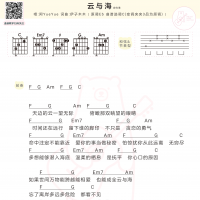 阿YueYue《云与海》吉他谱 白熊音乐
