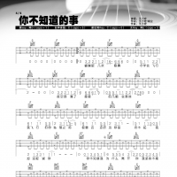 王力宏《你不知道的事》吉他弹唱谱及教学视频  蓝莓吉他