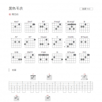 黑色毛衣吉他谱C调和弦版 周杰伦