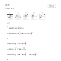 游京吉他谱C调和弦版 海伦