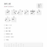 曲终人散吉他谱和弦版 张宇