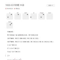 [新手版]1022-比尔的歌吉他谱C调和弦版 Bomb比尔