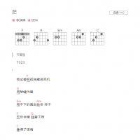 [抖音热歌]茫吉他谱C调和弦版 李润祺