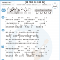 谢春花&王碧浪《还想听你的故事》尤克里里弹唱谱 白熊音乐 ...