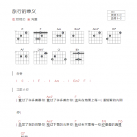 旅行的意义吉他谱C调和弦版 陈绮贞