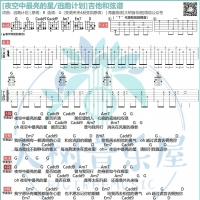 逃跑计划《夜空中最亮的星》吉他弹唱曲谱及教学视频 大树音乐屋 ...