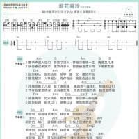 周杰伦《烟花易冷》尤克里里弹唱谱 白熊音乐