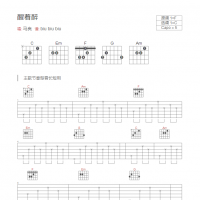 醒着醉吉他谱和弦版 马良
