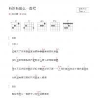 有没有那么一首歌吉他谱和弦版 周华健