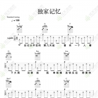 井迪儿《失控》尤克里里弹唱谱 白熊音乐