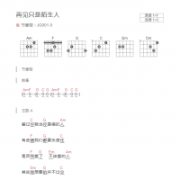 再见只是陌生人吉他谱和弦版