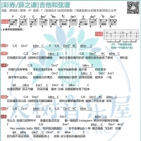 薛之谦《彩券》吉他弹唱曲谱 大树音乐屋
