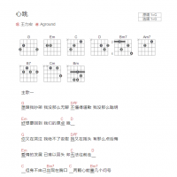心跳吉他谱G调和弦版 王力宏