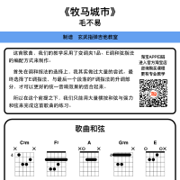 毛不易《牧马城市》吉他谱  玄武指弹吉他教室