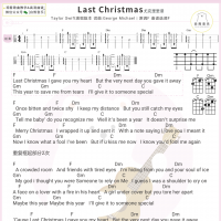 [圣诞BGM]Taylor《Last Christmas》尤克里里弹唱谱 白熊音乐