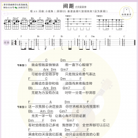 en《间距》尤克里里弹唱谱 白熊音乐
