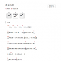 再见杰克吉他谱和弦版 痛仰
