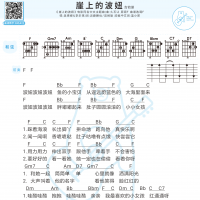吴青峰&lucky《崖上的波妞》吉他弹唱谱F调 白熊音乐