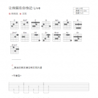 让我留在你身边吉他谱和弦版 陈奕迅