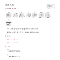 奇迹再现吉他谱和弦版 毛华锋