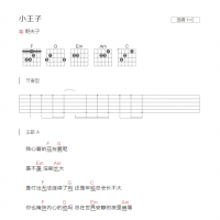 小王子吉他谱和弦版 野夫子