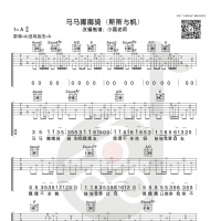 斯斯与帆《马马嘟嘟骑》吉他弹唱谱及教学视频 小磊吉他