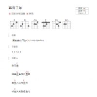 霜雪千年吉他谱和弦版 双笙.封茗囧菌