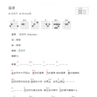 温柔吉他谱和弦版 五月天