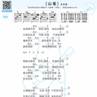 万能青年旅店《山雀》吉他谱及歌词 白熊音乐