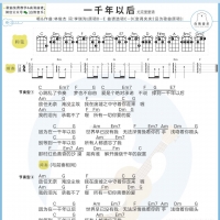 林俊杰《一千年以后》尤克里里弹唱谱及教学视频 白熊音乐