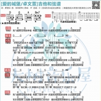 卓文萱《爱的城堡》吉他弹唱谱 大树音乐屋