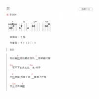 茫吉他谱和弦版 李润祺