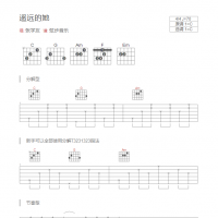 遥远的她吉他谱C调和弦版 张学友
