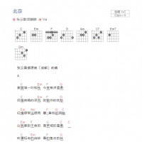 北京吉他谱C调和弦版 张云雷/郭麒麟