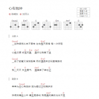 心有独钟吉他谱和弦版 陈晓东