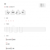 树吉他谱和弦版 许巍