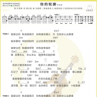 叶琼林《你的轮廓》尤克里里弹唱谱 白熊音乐
