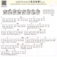 Billkin แปลไม่ออก无法诠释 吉他谱 白熊音乐