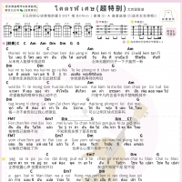 [女生版]โคตรพิเศษ十分特别/超特别 尤克里里谱 白熊音乐 ...