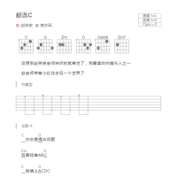 都选C吉他谱和弦版 赵英俊