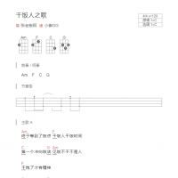 干饭人之歌尤克里里谱 张老板阿