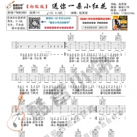 [初级版]赵英俊《送你一朵小红花》吉他谱 酷音小伟吉他