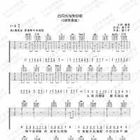 大籽版《白月光与朱砂痣》吉他谱C调 小宁吉他教室