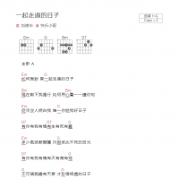 一起走过的日子/一起走過的日子吉他谱和弦版 刘德华